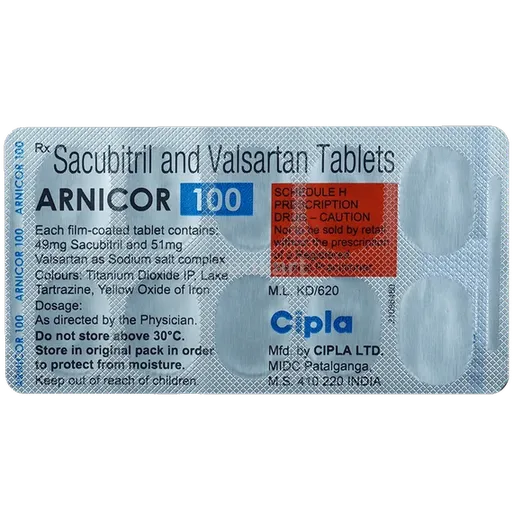 arnicor 100mg tablet 10's